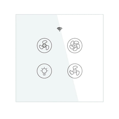 WiFi RF Smart Ceiling Fan Light – 2/3 Way Control, Speed Control, Smart Life/Tuya App, Alexa & Google Home Compatible