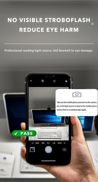 LED Monitor Light Bar Desk Lamp – 33cm & 50cm USB-Powered Dimmable Screen Light for Office & Reading