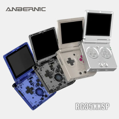 ANBERNIC RG35XXSP Retro Handheld Game Console – 3.5'' IPS Screen, 3300mAh Battery, HDMI Out, Bluetooth 4.2, 5K Games