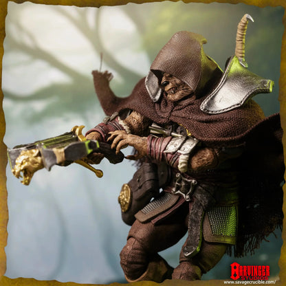 1/12 7-Inch Savage Crucible Action Figure — Harbinger Studios Wave 2 Jaeger Nashom Krieger Whoman Barbarian Anime Collectible Gift