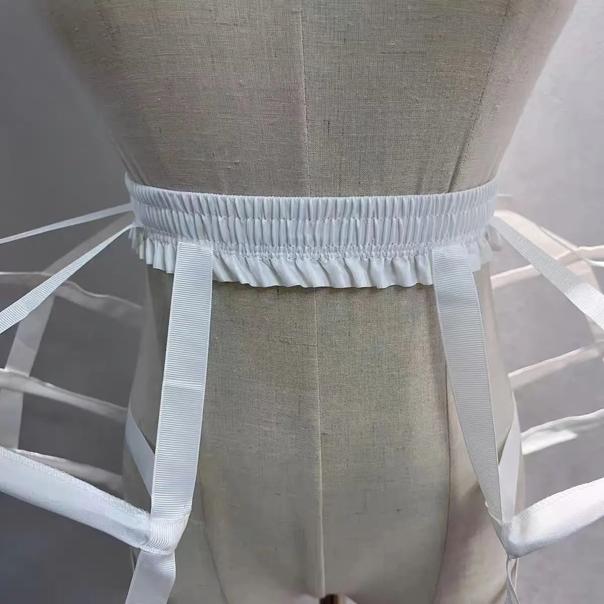 Women’s Baroque Pannier Petticoat – Victorian Bustle Hoop Skirt Underskirt Crinoline for Vintage Cosplay