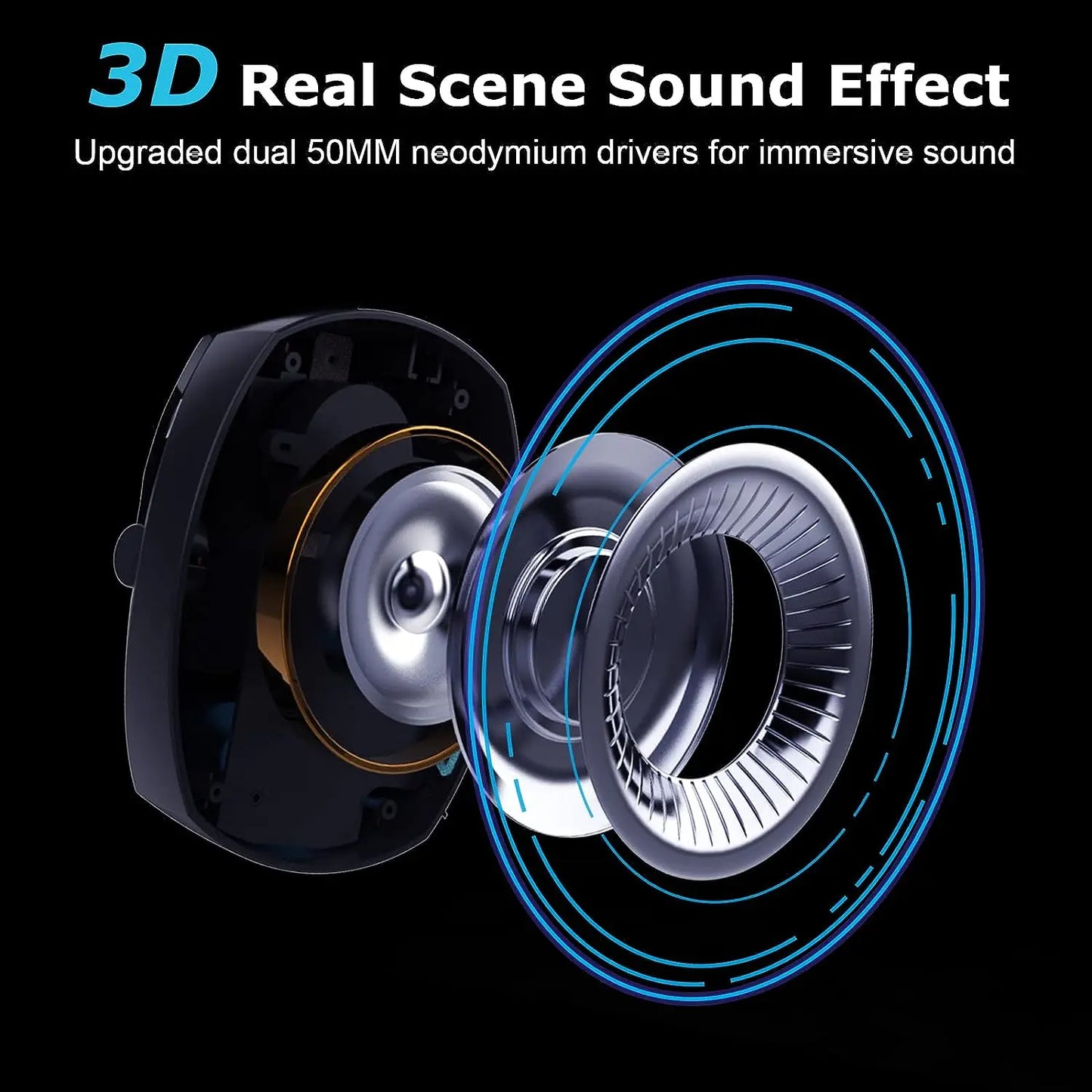 Gaming Headset with Detachable Noise-Cancelling Microphone — 2.4G Bluetooth, USB & 3.5mm Wired 3-Mode Multi-Device Headphones