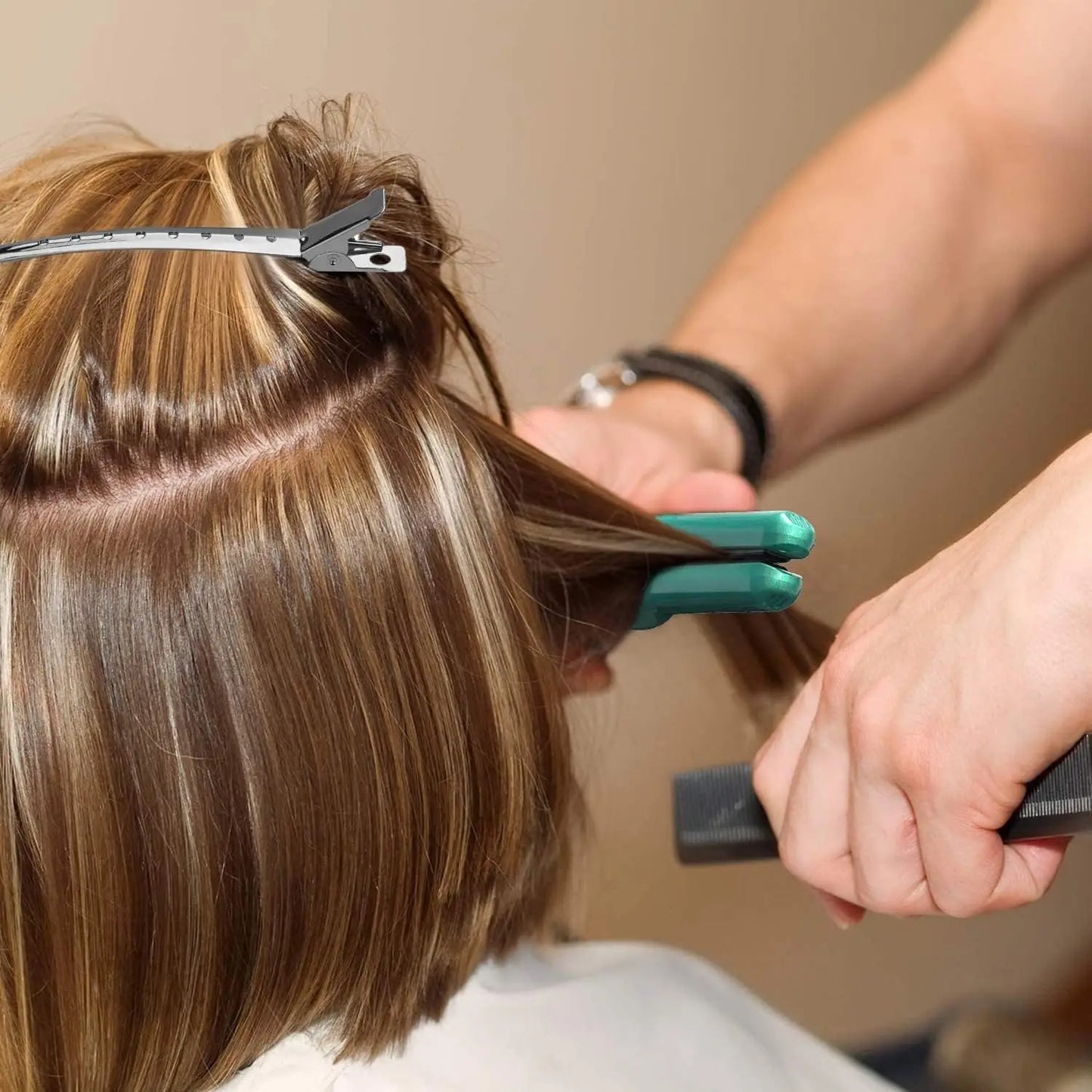 Metal Duckbill Hair Clips for Curly Hair – Hairpin Barrettes, Styling Clamps & Root Barrette Tools