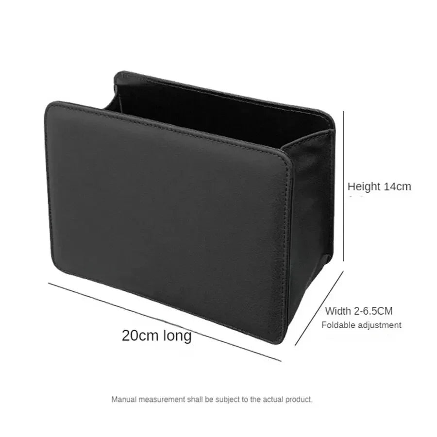 Car Trash Can & Storage Bag — Foldable Hanging Seat Back Organizer for Car Door & Interior Storage
