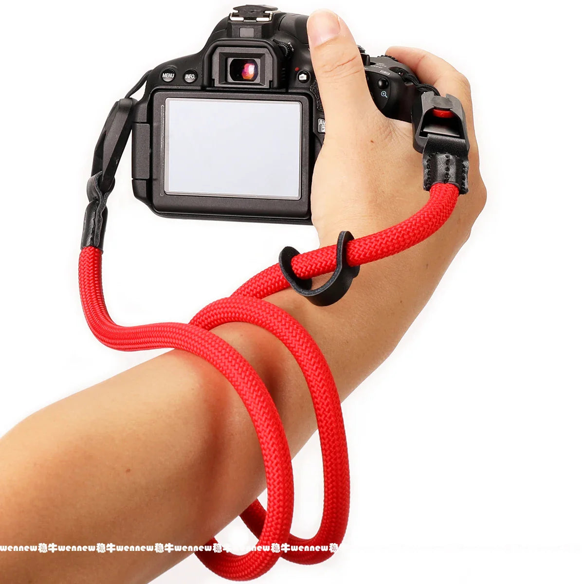 Nylon Rope Sling Quick Release Camera Strap – Wrist & Neck Shoulder Strap for Fujifilm, Sony, Nikon, Canon & Leica Mirrorless Cameras