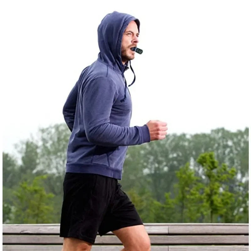 Sports Breathing Trainer - Exercise Lung Face Mouthpiece Respirator for Household Fitness, Healthy Care Accessories (1PC)