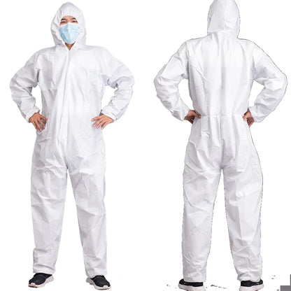 Disposable Breathable Work Safety Clothing – Dustproof, Water, and Oil-Resistant Overall Suit for Spray Painting and Decorating