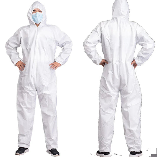 Disposable Breathable Work Safety Clothing – Dustproof, Water, and Oil-Resistant Overall Suit for Spray Painting and Decorating
