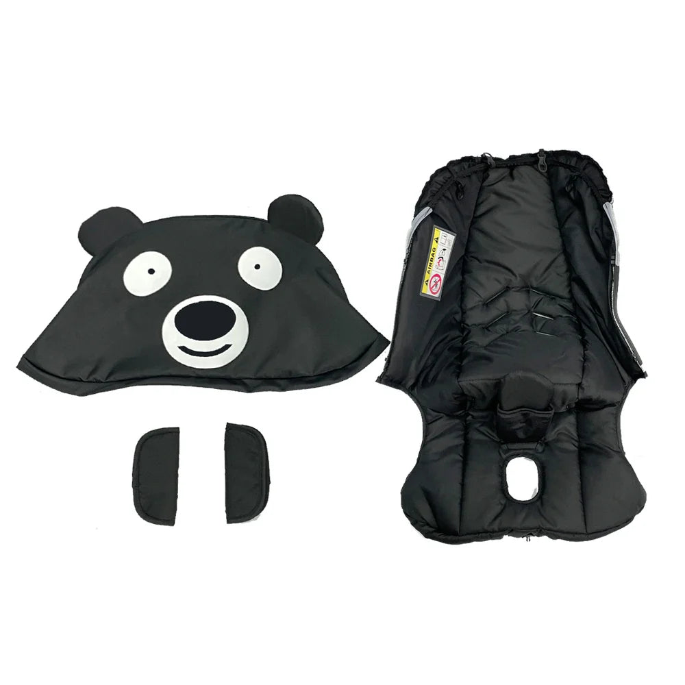 Stroller Accessories 4-in-1 Kit — Canopy, Seat Cushion, Changing Cover & Sunshade for Doona Car Seat Stroller