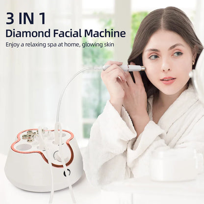 Professional Diamond Microdermabrasion Machine – At-Home Facial Peeling & Deep Cleaning Skin Care Tool
