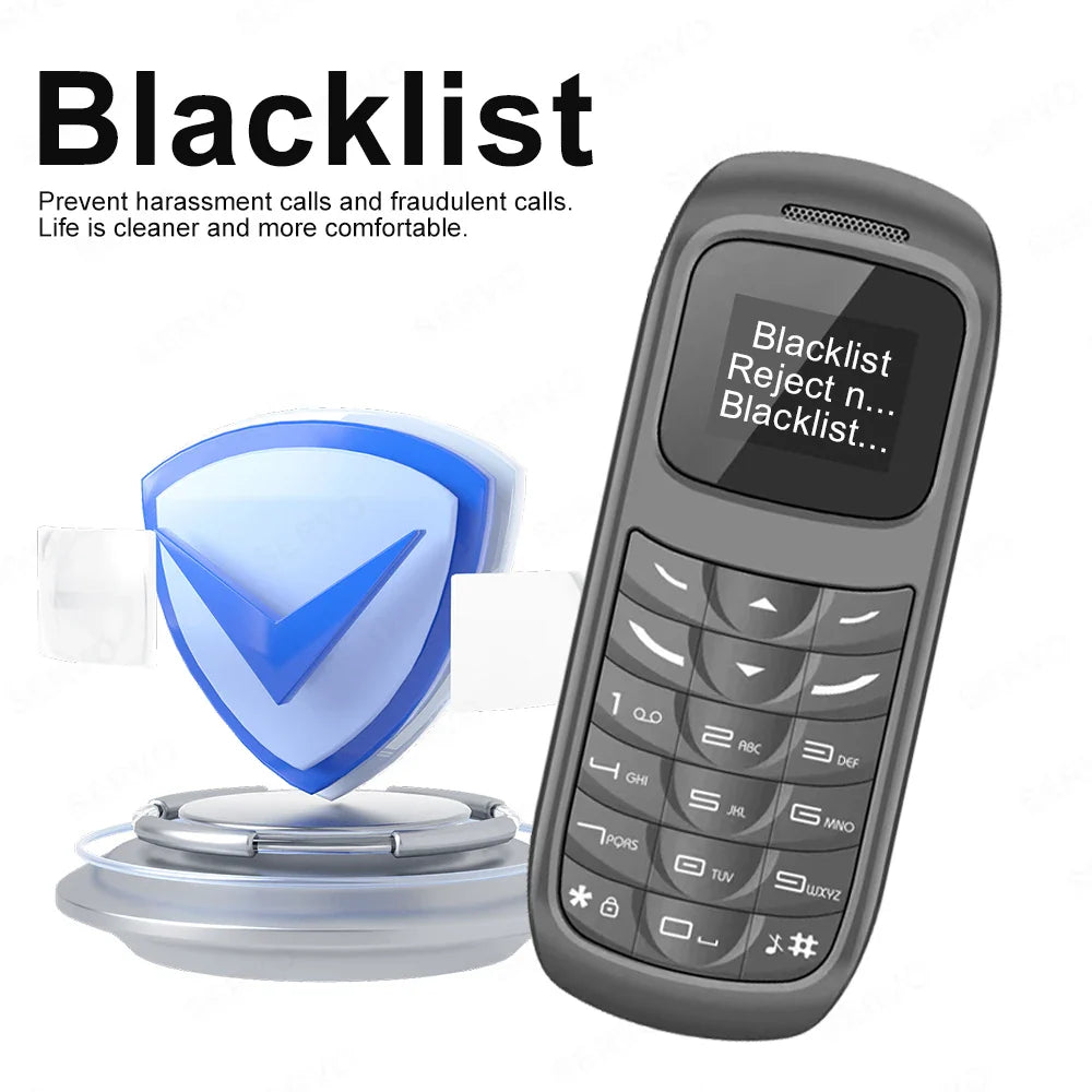Unlocked Mini Mobile Phone – Bluetooth, Voice Changer, Automatic Call Recording, Magic Voice, Portable Cheap Cellphone