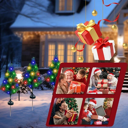 Outdoor Solar Christmas Tree Lights - Waterproof LED Garden Lamps for Lawn, Patio & Landscape Decor