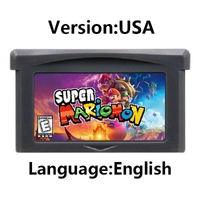 GBA Game Cartridge – 32-Bit Pokemon Series: Crown Clover, Unbound, Quetzal, Glazed, Gaia & Emerald Legacy
