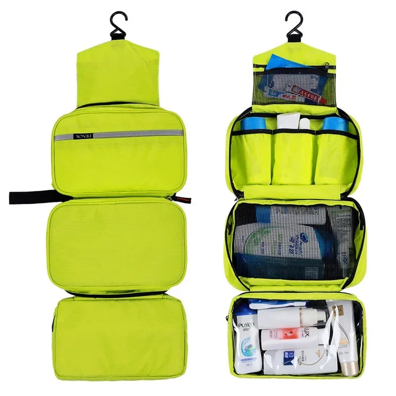 Hanging Waterproof Toiletry Bag – Large Travel Cosmetic & Makeup Organizer for Men & Women