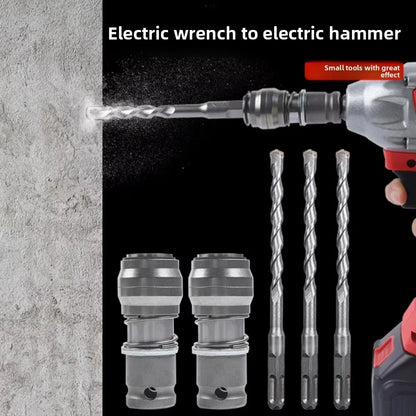 High Power Electric Hammer Conversion Adapter – Lightweight Square Interface Converter Tool for Impact Drill & Construction Use