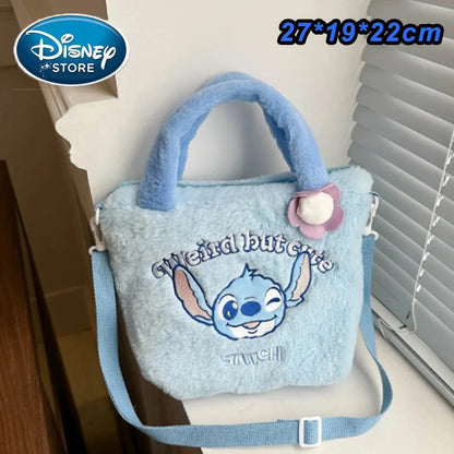 Disney Stitch Plush Backpack – Large-Capacity Cartoon School Bag for Kids & Kindergarten Gift