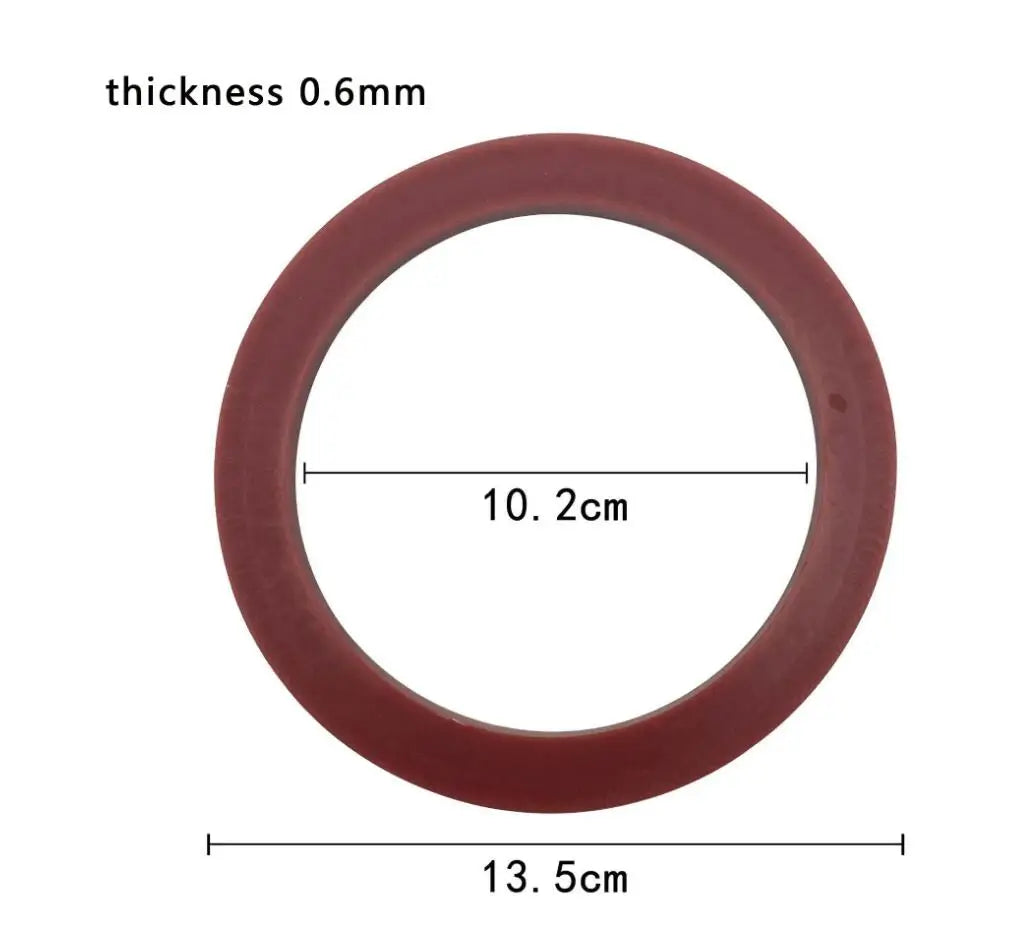 High Temperature Silicone Casting Gaskets – Jewelry DIY Casting Machine Seals (3–7 Inch Durable Rubber Rings)