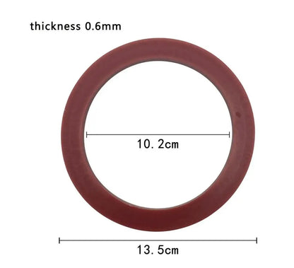 High Temperature Silicone Casting Gaskets – Jewelry DIY Casting Machine Seals (3–7 Inch Durable Rubber Rings)