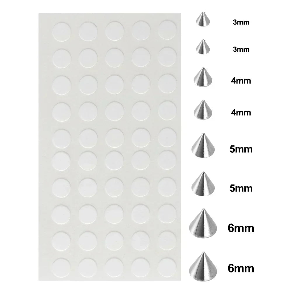 180PCS Non-Piercing Body Jewelry Stickers – Waterproof Self-Adhesive Fake Lip, Nose, Eyebrow & Belly Button Nails