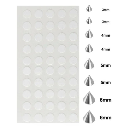 180PCS Non-Piercing Body Jewelry Stickers – Waterproof Self-Adhesive Fake Lip, Nose, Eyebrow & Belly Button Nails