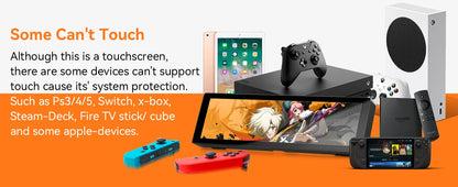 8.8 Inch HDMI Touch Screen Monitor – Long Wide Display with Case, PC Temperature Sensor Panel & Small Extender Monitor