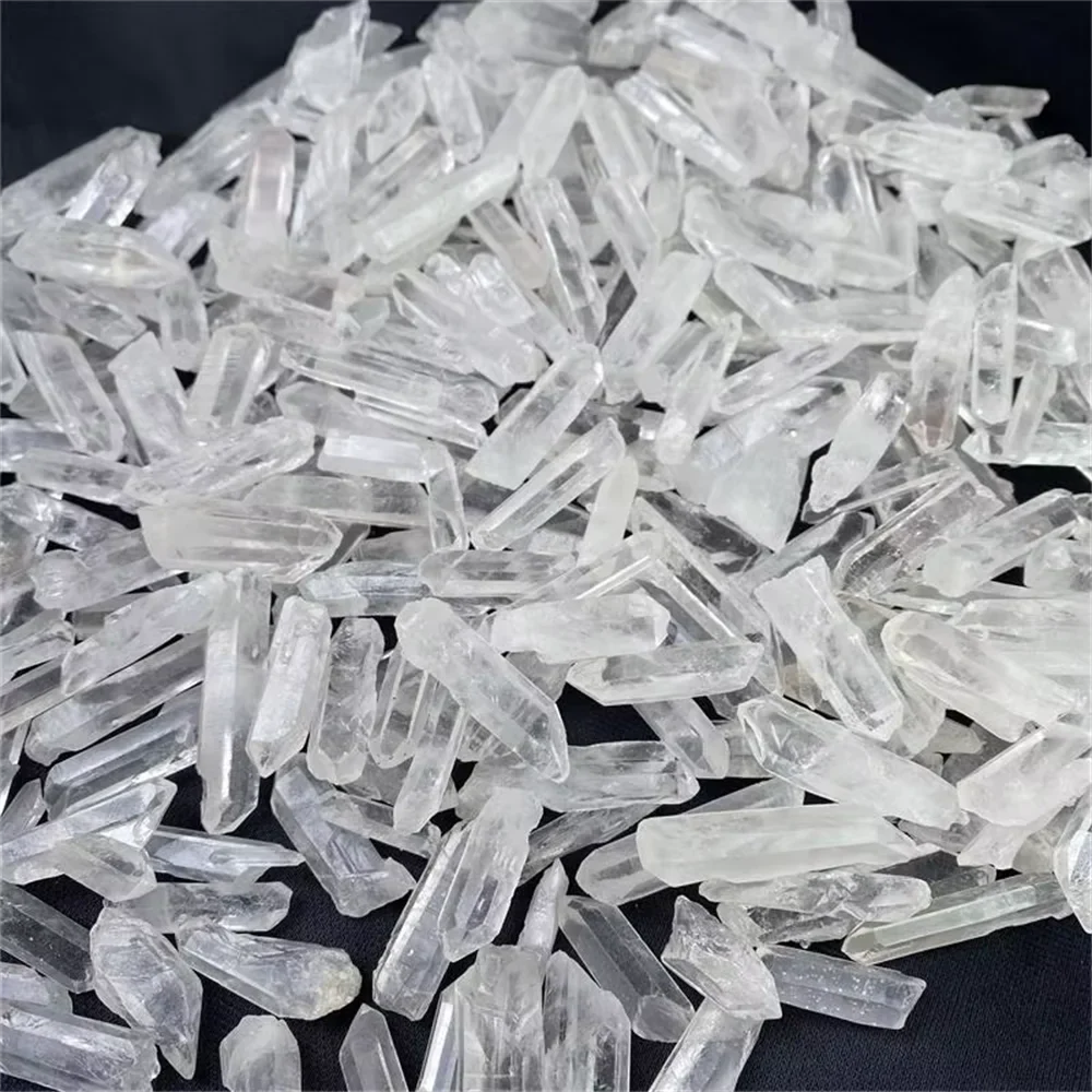 Natural Polished Clear Quartz Crystal Wand – Raw White Healing Stone Point for Meditation, Spiritual Energy & Crystal Healing Decor