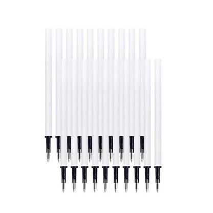 0.5mm Retractable Erasable Gel Pens Set – Black & Blue Ink with Refills, Built-in Eraser, Office & Exam Stationery Kit