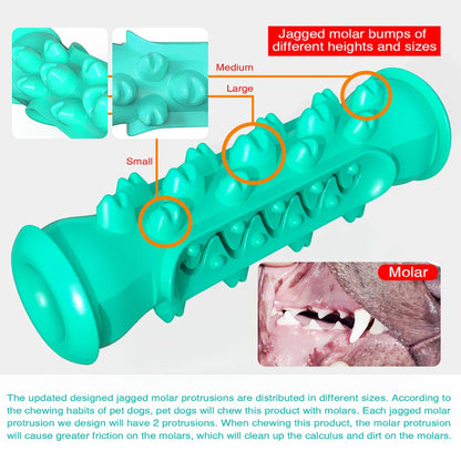 Dog Molar Toothbrush Stick Toys | Interactive Chew Toy for Small & Large Dogs, Cat Dental Cleaning