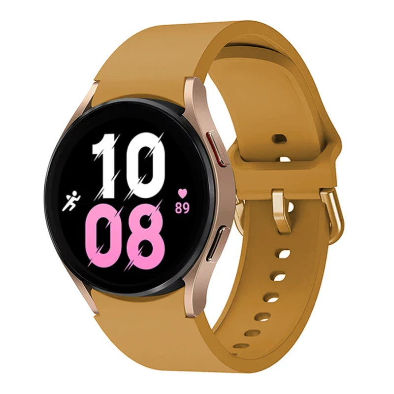 Silicone Replacement Strap for Samsung Galaxy Watch – Sport Bands for Watch 4, 5, 6, 7 (40-47mm)