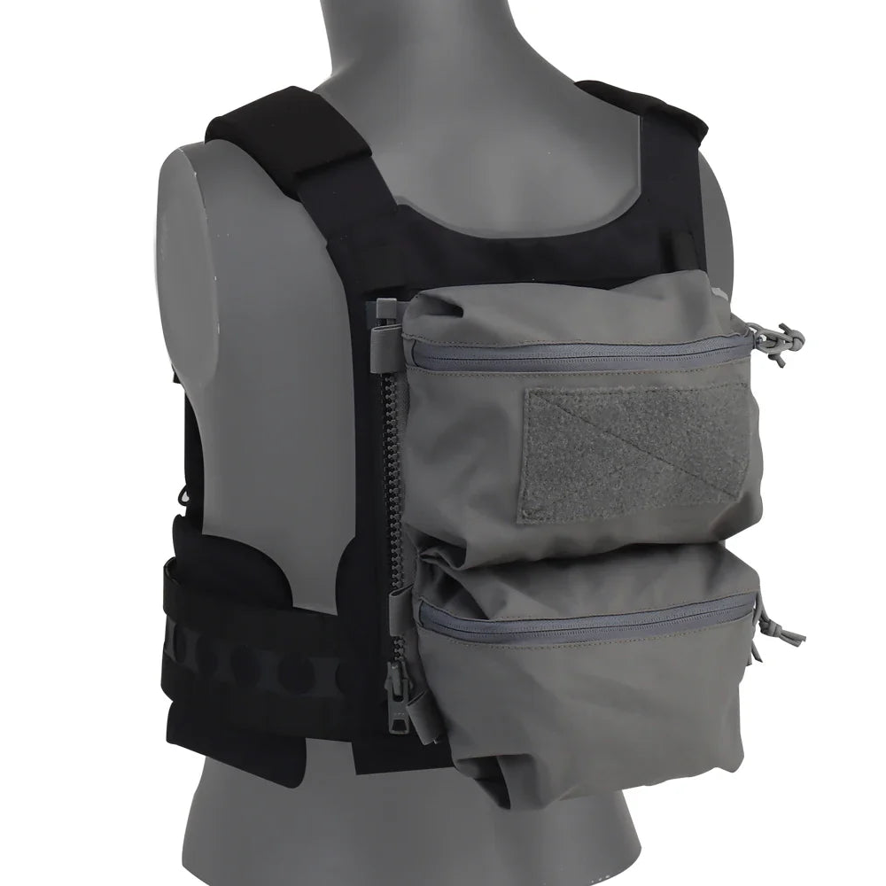 V5 FCPC Tactical Vest Backplate – Military Airsoft Hunting Plate Carrier with Sub-Package, Double Mag & Sundries Pouch