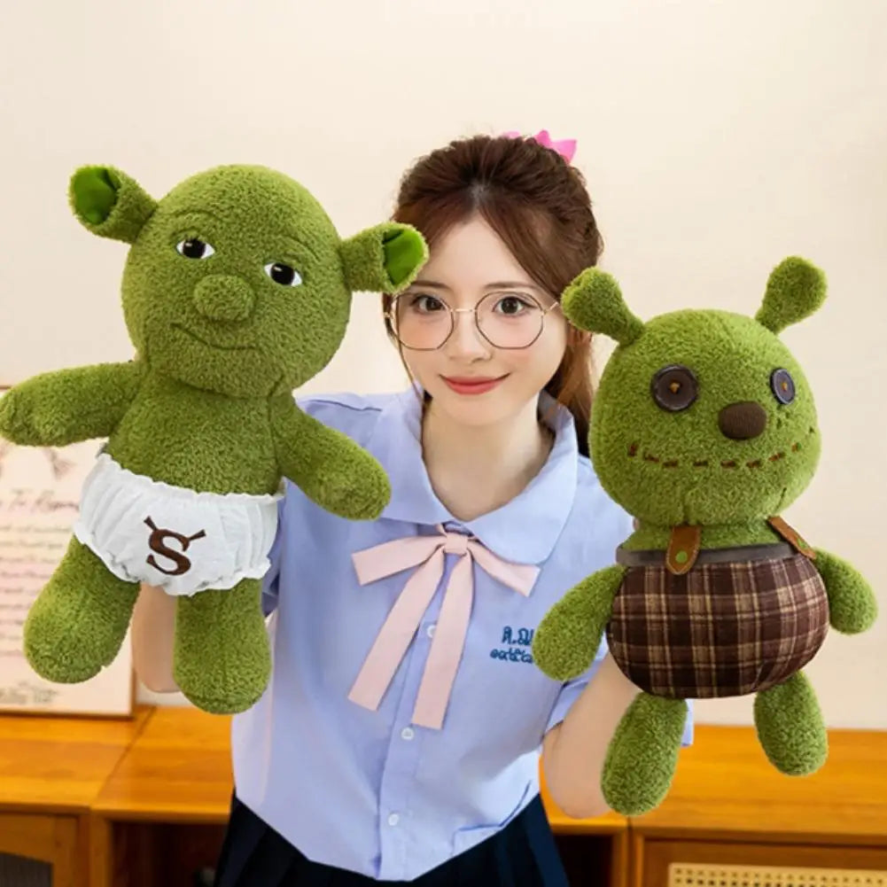 Shrek Baby Puppet Plush Figure - Cute Monster Pendant Doll for Kids