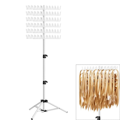 Hair Braiding Rack | 2-Sided Adjustable Height Braid & Hair Extension Holder for Salon & Home Use