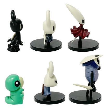 6pcs Hollow Knight Hornet Anime Action Figures – 4-11cm Collectible Toys Set