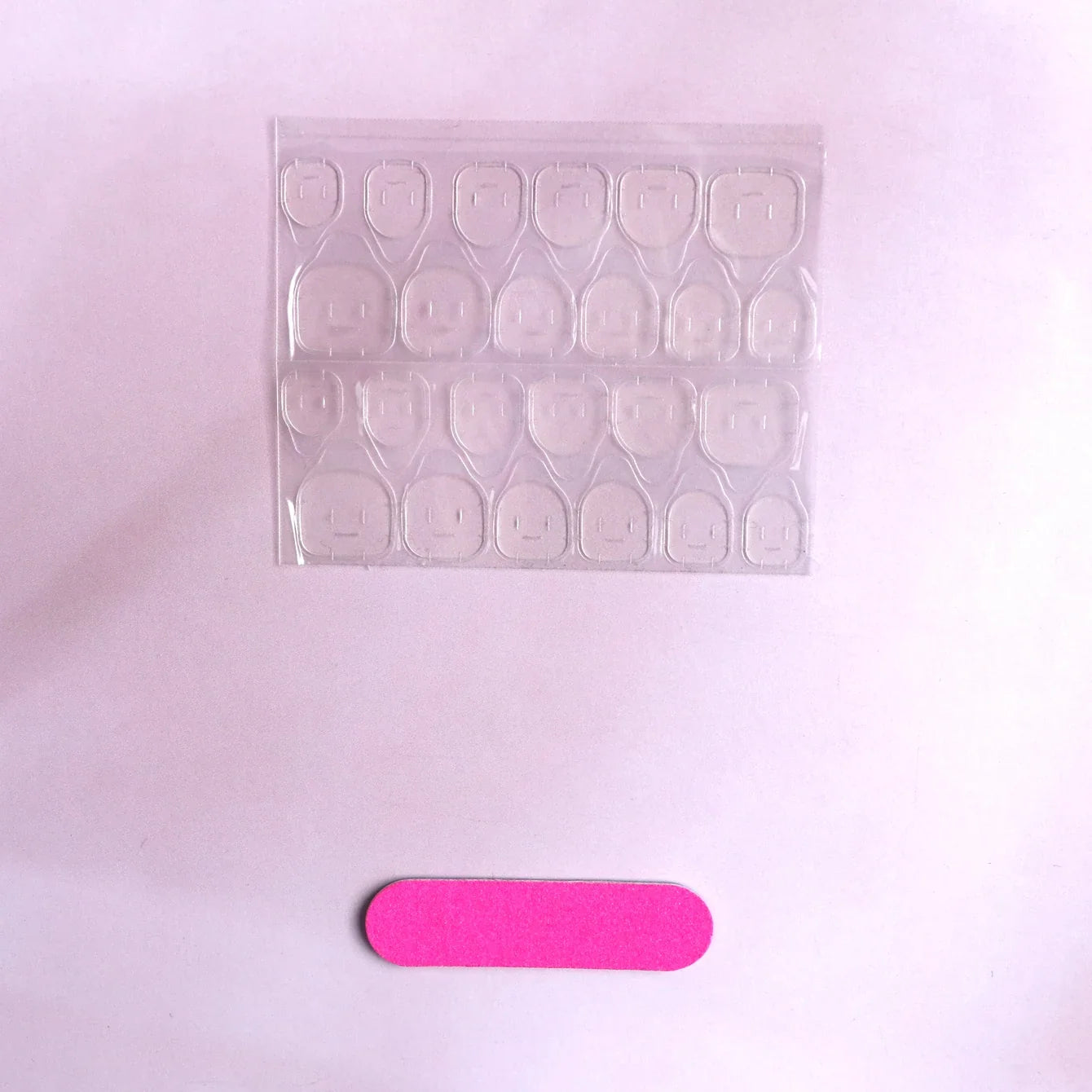 24-Piece Black Square Press-On Nails - Long Ballet Almond False Nail Tips for Women & Nail Art