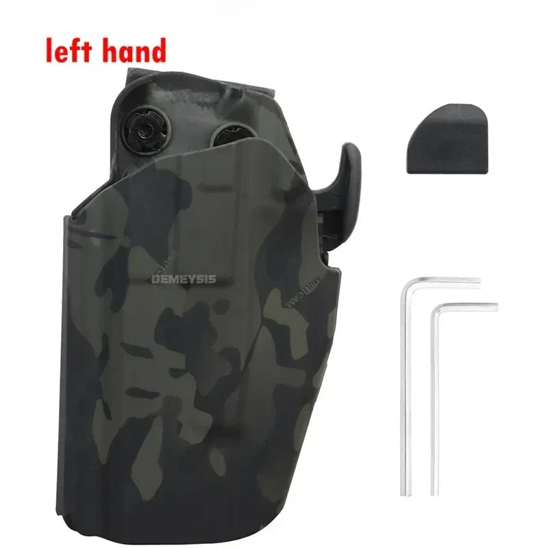 Adjustable Tactical Gun Holster – Lightweight Waist Pistol Carry Case for Right/Left Hand Shooting, Hunting & Outdoor Use