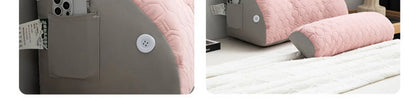 Soft Lumbar Bedside Cushion – Wedge Pillow for Back Support, TV Lounger & Reading, Decorative Bed Pillow