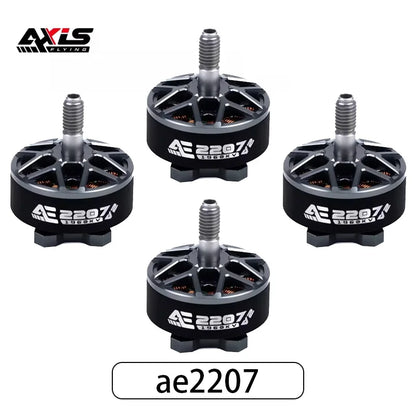 AxisFlying AE2207 V2 Brushless Motor — 1860KV/1960KV 4-6S LiPo, 5mm Shaft for 5-Inch Propeller Flower Fly Racing Drone
