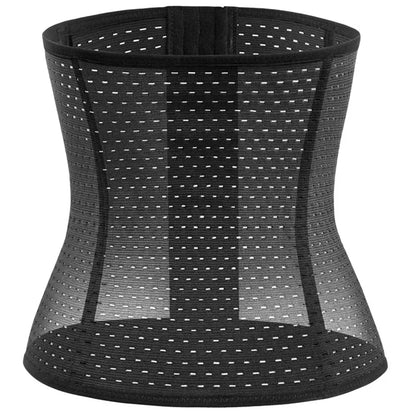 Colombian Mesh Waist Trainer Girdle for Women – Bustier Shapewear for Belly & Waist Control