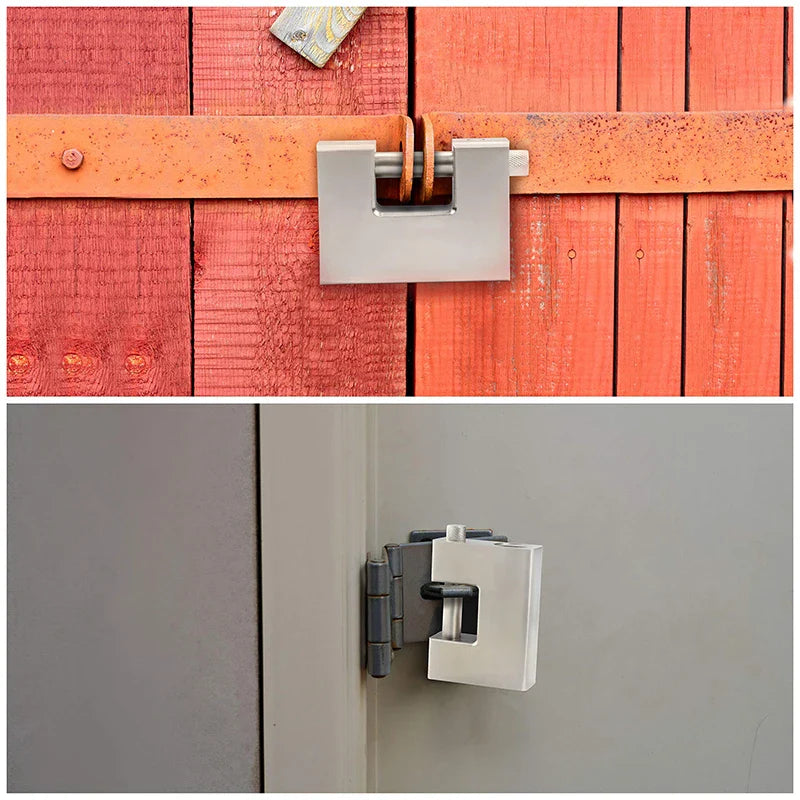 Multifunctional Keyed Padlock – Waterproof, Anti-Rust, Anti-Theft Door & Window Lock with 3 Keys