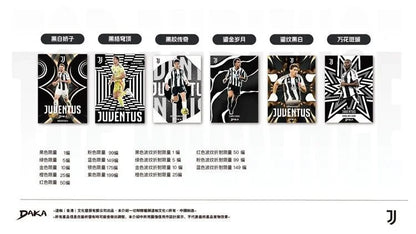 Daka 2024-2025 Football Trading Cards – Manchester City, Juventus, AC Milan, Inter Milan Official Box Gift