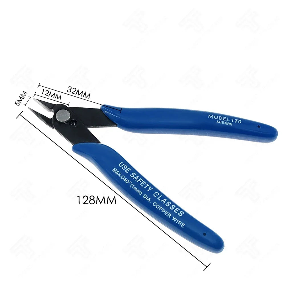 3D Printer Tool Kit – Electronic Wire Pliers, Trimming Knife, Scraper, Deburring Cutter & Tweezers Set