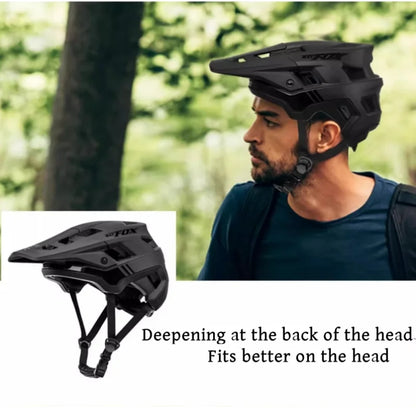 BATFOX Men's Cycling Helmet – MTB Mountain Bike Racing Helmet, Speedframe Casco para Bicycle