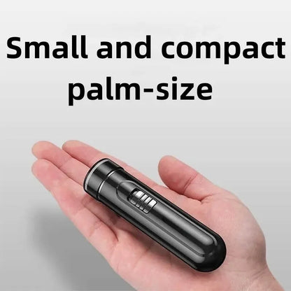 USB Rechargeable Electric Razor for Men – Wet & Dry Shaver, Compact Portable One-Button Grooming Tool for Home, Car & Travel