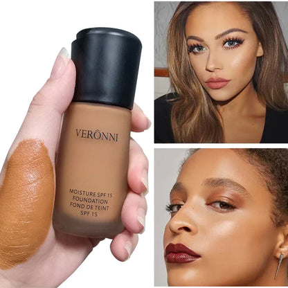 Matte Liquid Foundation – Full Coverage BB Cream with Oil Control, Waterproof & Long-Lasting Natural Face Base