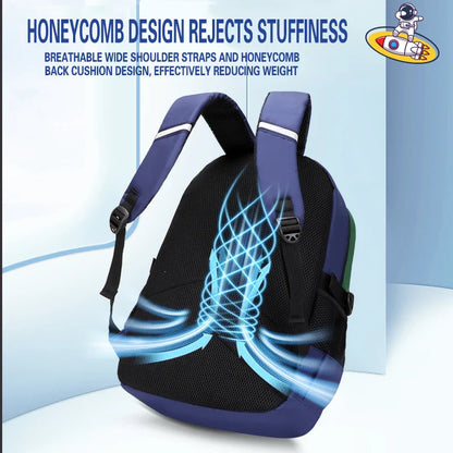 New Children's Shoulder Bag for Boys - Schoolbag for Ages 6-12, Perfect for Elementary School Students