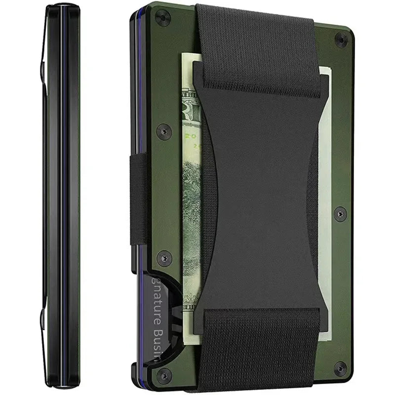 Carbon Fiber Minimalist Slim Wallet for Men – RFID-Blocking Credit Card Holder & Cashback Cardholder Case