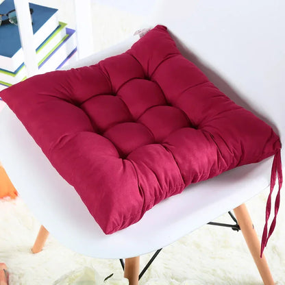 Colorful Chunky Seat Pads Cushion – Tie-On Garden Chair Cushion for Home, Office, Dining, and Kitchen