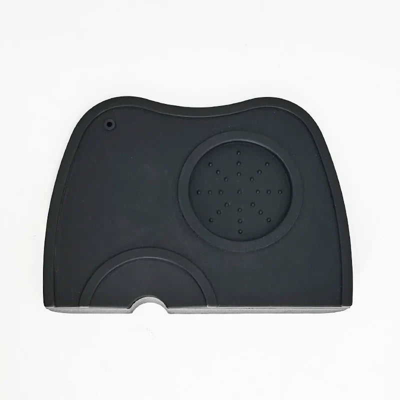 High Quality Silicone Espresso Tamper Mat – Slip-Resistant Rubber Corner Pad (No Tamper Included)