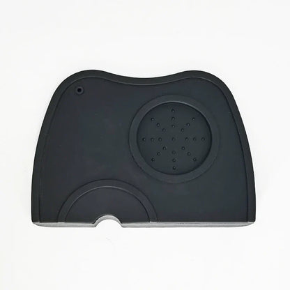 High Quality Silicone Espresso Tamper Mat – Slip-Resistant Rubber Corner Pad (No Tamper Included)