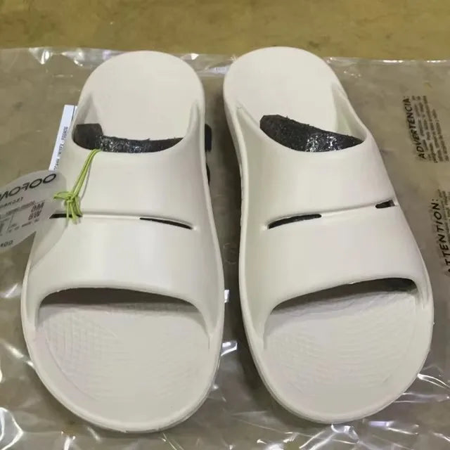 OOFOS New Sandals – Lightweight Recovery Slippers for Men & Women, Soft Bottom Indoor Slides & Beach Shoes